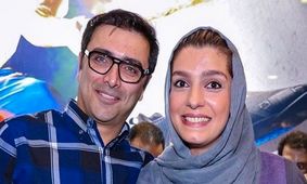 واکنش خنده دار امین زندگانی به بارداری عجیب همسر بازیگرش 