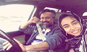 عکس های نامتعارف از همسر و دختر خیلی جوان دانیال حکیمی / این چه وضعی است ؟!