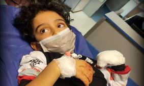 18+ / فیلم لحظه شهادت خانواده "آرتین" در حرم شاهچراغ / آرتین همه چیز را دیده است