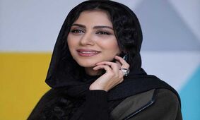 عکس لو رفته از مونا فرجاد در آمریکا / بدون حجاب با مرد ناشناس !