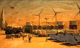 دانشمندان ناسا: می‌توان از باد برای تأمین انرژی انسان در مریخ استفاده کرد
