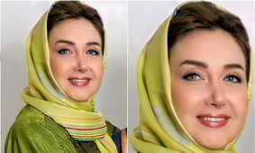 تنها عکس از مادر واقعی کتایون ریاحی / شباهت عجیب خانم بس پس از باران به مادرش !