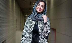 بی‌نظیرترین استایل آبی آسمانی نفیسه روشن که دلتان را خواهد برد!