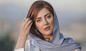 جذابترین عکس از خرم سلطان ایران کنار برج ایفل / چشم همه را خیره کرد !