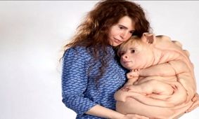 عکس عجیب الخلقه از تولد یک نوزاد / انسان نیست !؟