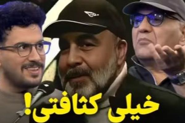 رضا عطاران در جشن حافظ به قیاسی تاخت: دعوای من و مدیری؟ تو خیلی کثافتی! + فیلم