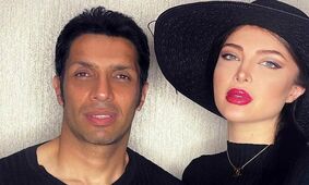 همسر سپهر حیدری سیندرلای عرب شد + عکس با لباس ملکه ای 