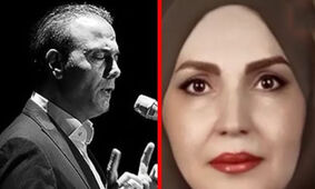 عکس تلخ و سوزناک از همسر جوانمرگ علیرضا قربانی / منیر به آغوش خدا رفت !
