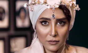 مانتو مجلسی الناز حبیبی که همه را شوکه کرد!