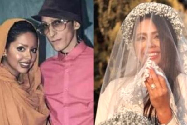 لباس خاص عروس و داماد خوش‌تیپ در مراسم عقد نامزد سابق مرتضی پاشایی!