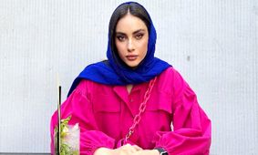 ترلان پروانه با استایل خاص تابستانی در ماشین فوق لاکچری! 