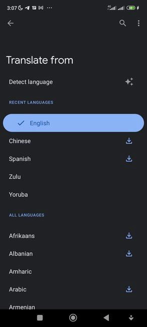 ترجمه صوتی Google Translate روی موبایل