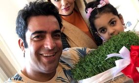 تصویری جذاب و دلنشین از فرزند منوچهر هادی که دل همه را برد!