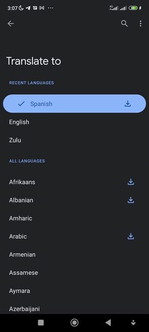 ترجمه صوتی Google Translate روی موبایل