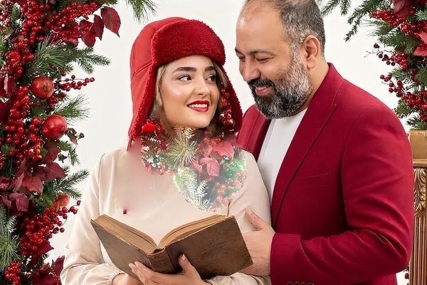 عشق علی اوجی و نرگس محمدی در شب یلدا: تصاویری که دل‌ها را لرزاند!