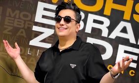 رونمایی محسن ابراهیم‌زاده از خواهر مدلش!