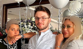  تولد سوت و کور و سه نفر مادر دارا حیایی در خانه شان+ عکس 