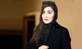 استایل خاص و آرایش غلیظ مریم معصومی در جشن تولدش + عکس