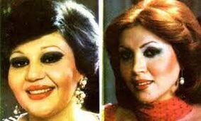 عکس باور نکردنی از 2 خانم مشهور با چادری /  “هایده” و “مهستی” را اینجوری ندیده بودید