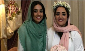 فیلم لو رفته از مراسم حنابندان نرگس محمدی / بریز و بپاش میلیونی علی اوجی برای خانم بازیگر !
