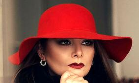 زیباترین عکس از هنگامه قاضیانی / خانم بازیگر بابانوئل شد