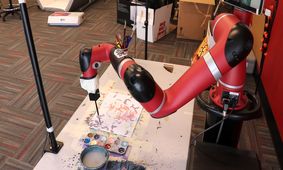 خلق نقاشی های جذاب با بازوی رباتیک مبتنی‌بر هوش مصنوعی