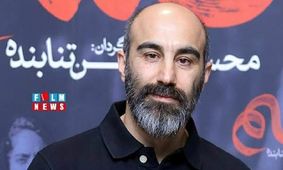 شوک هواداران: محسن تنابنده با ست چتر و کلاه رمانتیک در باران پاییزی + عکس!