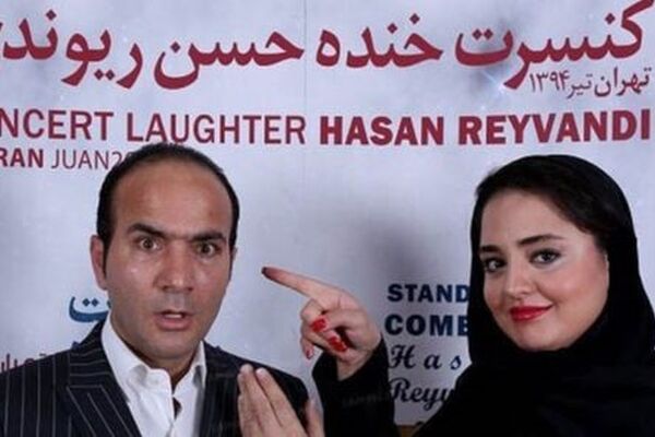 حضور جنجالی ستاره‌های سینما در کنسرت خنده حسن ریوندی؛ از امین حیایی تا نرگس محمدی!