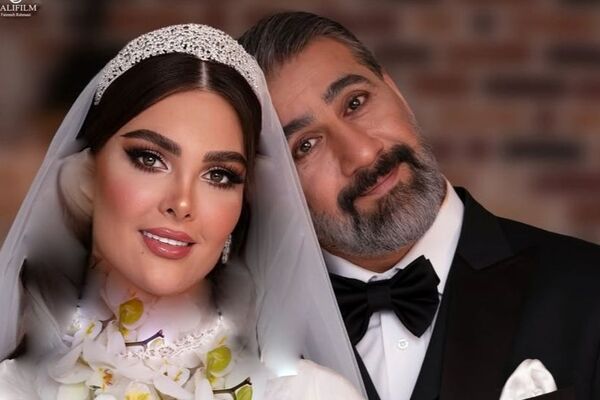 عکس‌های باورنکردنی از عروسی عاشقانه محمد نادری و الناز؛ شاه داماد 47 ساله همه را شگفت‌زده کرد!