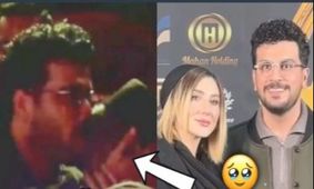 فیلم عاشقانه امیرحسین قیاسی: بوسه‌ای که چشم‌هایمان را قلب کرد! + ویدئو