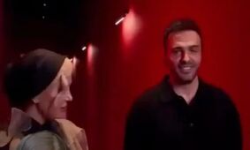 شوخی جالب الناز شاکردوست با تیپ امیر دلدادگان! +فیلم
