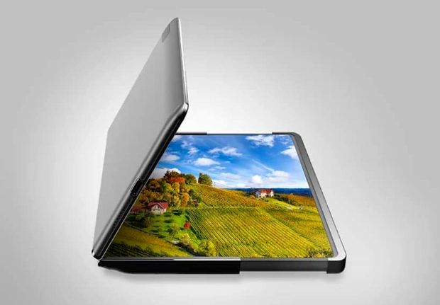 نمایشگر تاشو کرکره‌ای سامسونگ Flex Hybrid در CES 2023