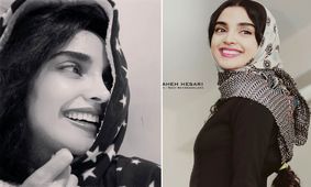 عکس خیلی گران قیمت از استایل شیک الهه حصاری  / پر از شکوفه !