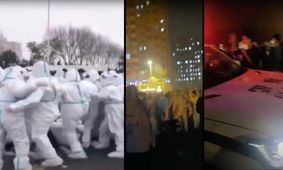 درگیری کارکنان کارخانه تولید آیفون فاکسکان با پلیس بر سر سوءمدیریت و قرنطینه شدید