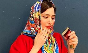 بهنوش طباطبایی در شب یلدا با انار؛ زیبایی بی‌نظیر این بازیگر معروف!