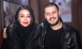 عکس جالب و غافلگیرکننده همسر جواد عزتی با آرایشی تند و جذاب!