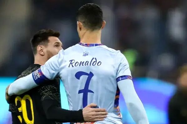 رونالدو بار دیگر زیر سایه مسی! +عکس