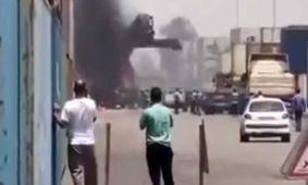 فوری / آتش‌سوزی دوباره در بندر شهید رجایی / مردم وحشت کردند ! + فیلم